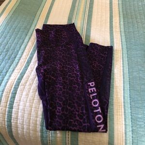 Peloton Purple Cheetah Leggings
